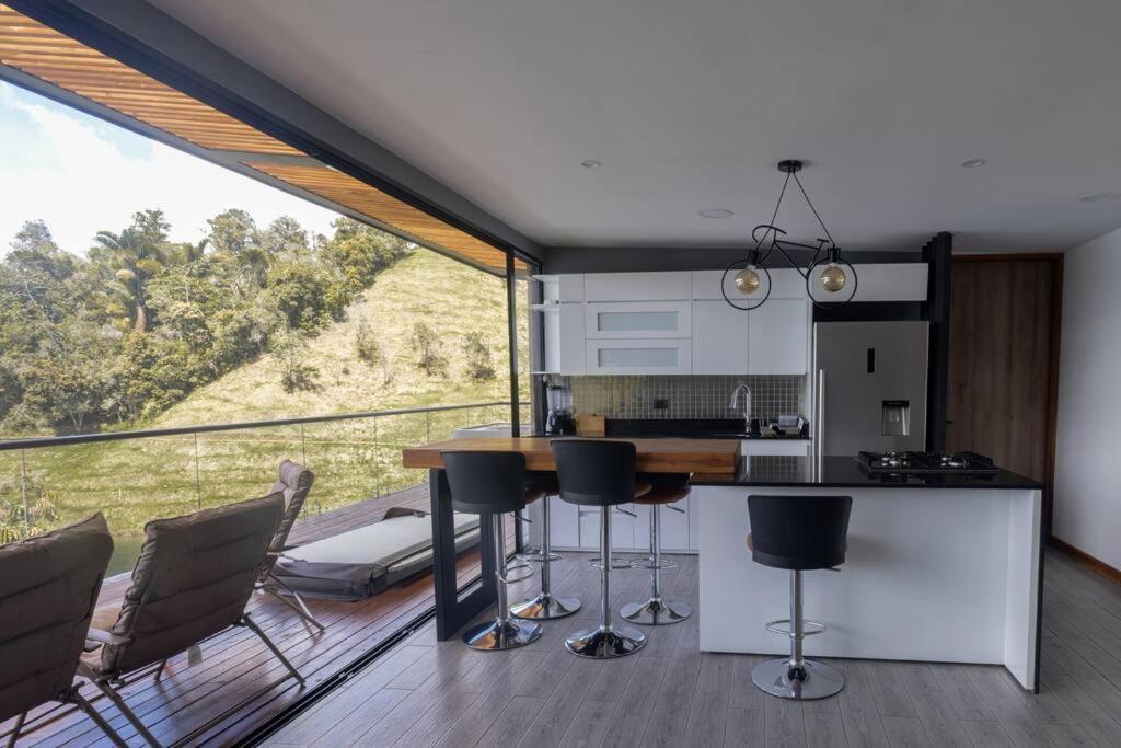 Sky House Cabana Guatape La Pradera  Exterior foto