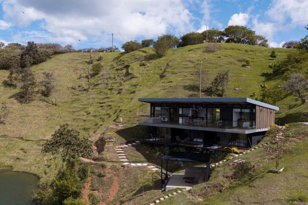 Sky House Cabana Guatape La Pradera  Exterior foto