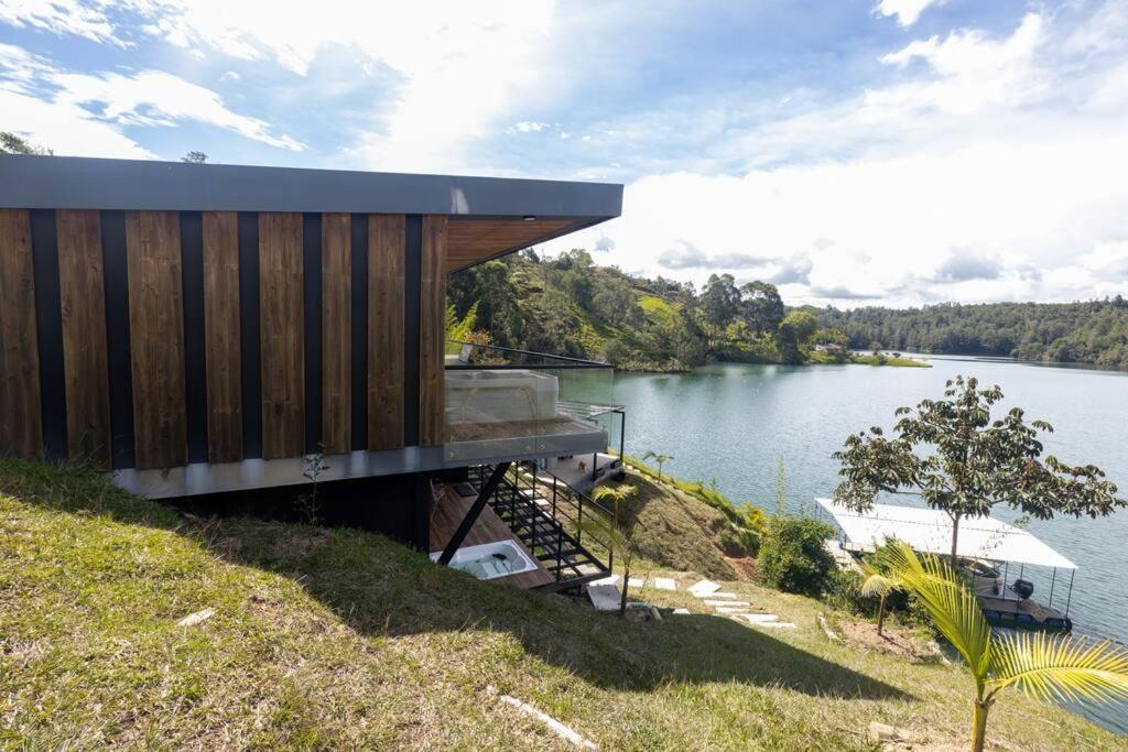 Sky House Cabana Guatape La Pradera  Exterior foto